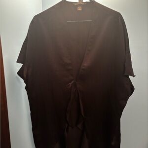 Victoria’s Secret Black  Satin robe